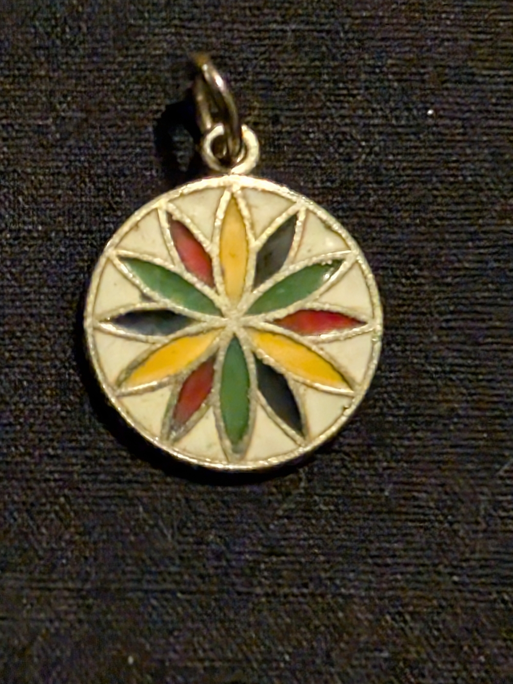 Vintage Pennsylvania Dutch Hex Sterling Pendant